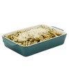 Juvale 3 Piece Green Casserole Dishes for Oven Use, Baking, Rectangular Ceramic Bakeware Set in Assorted Sizes - image 4 of 4