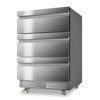 Velivi 24 Inch Upgraded Three-Drawer Beverage Fridge, Weather Proof Outdoor Stainless Steel - 3 of 4