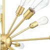 18-Light Modern Indoor Sputnik Chandelier With Soft Gold - 4 of 4