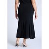 ELOQUII Women's Plus Size Trumpet Jersey Skirt - 4 of 4