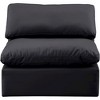 Meridian Furniture,Indulge Vegan Leather Armless Chair - 4 of 4
