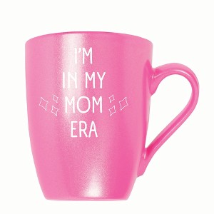 Elanze Designs In My Mom Era 10 ounce New Bone China Coffee Tea Cup Mug, Princess Pink - 1 of 4