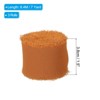Unique Bargains DIY Crafts Party Gift Wrapping Fringe Chiffon Silk Ribbon 3 Rolls - 2 of 4
