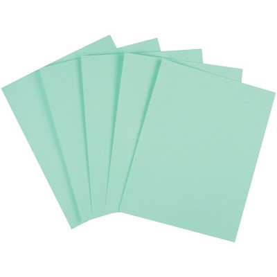 Staples Cover Stock Paper 67 lbs 8.5" x 11" Green 250/Pack (82995)