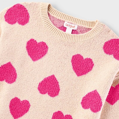 Cat & Jack - Brandclub - Girls' 'Heart' Pullover