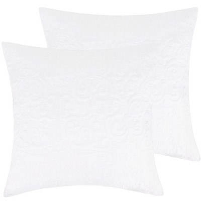 Sherbourne White Euro Sham Set - Two Euro Shams - Birch Hill by Levtex Home