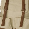 Slickblue Multi-Purpose Fabric Art Backpack, Large Main Compartment, Outdoor Daypack, Artistic, Gray, 15" x 12.5" x 6.5" - 2 of 4
