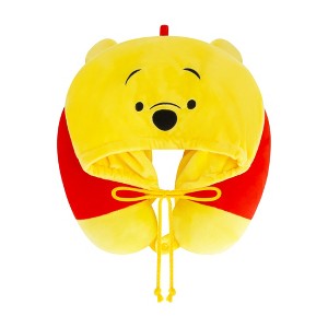 Winnie the Pooh Hooded Travel Neck Pillow - 1 of 4