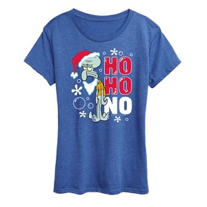 Women's - SpongeBob SquarePants - Ho Ho No Short Sleeve Graphic T-Shirt - 1 of 4