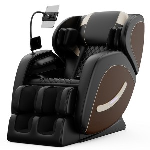Zero Gravity Massage Chair Recliner with Full Body Air Pressure with Bluetooth Audio and Ambient Lighting - 1 of 4