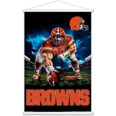 Trends International Nfl Cleveland Browns - Neon Helmet 23 Framed Wall  Poster Prints : Target