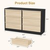 6 Drawer Dresser for Bedroom, 29" Tall Modern 6 Chest of Drawers with Large Storage Space - 2 of 4