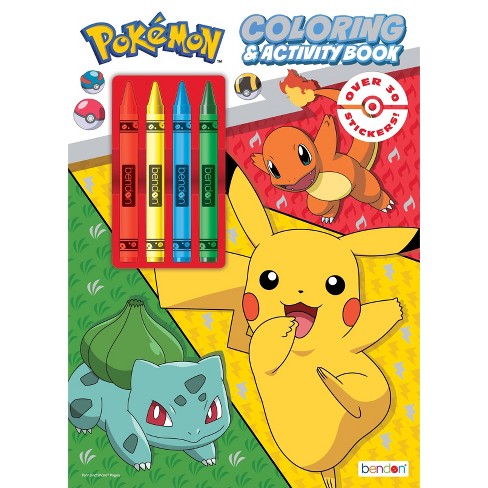 Pokemon Coloring Book With Crayons : Target