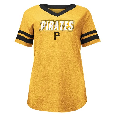 MLB Pittsburgh Pirates Women's Pride Heather T-Shirt - XS