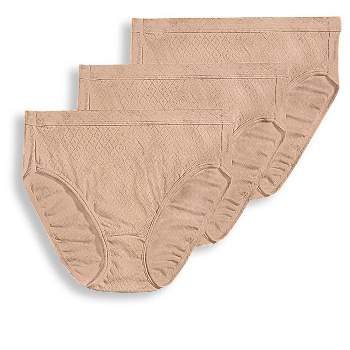 Jockey Women's Underwear Elance Brief - 3 Pack, leopard, 5