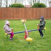 NAYSAYE Kids Seesaw Swivel Playset with Multi Seat Design for Backyard Outdoor Fun, Multicolor, 34.6"*12.6"*6.3" - 2 of 4