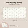 KeaBabies Buddy Toddler Pillow with Pillowcase, 10x18 Buddy Pillow for Toddler, Soft Kids Pillow for Sleeping, Travel, Age 2-5 - 3 of 4