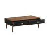 Amigo Veneer/Wood Coffee Table with Soft-Closing Drawers - Armen Living - 4 of 4