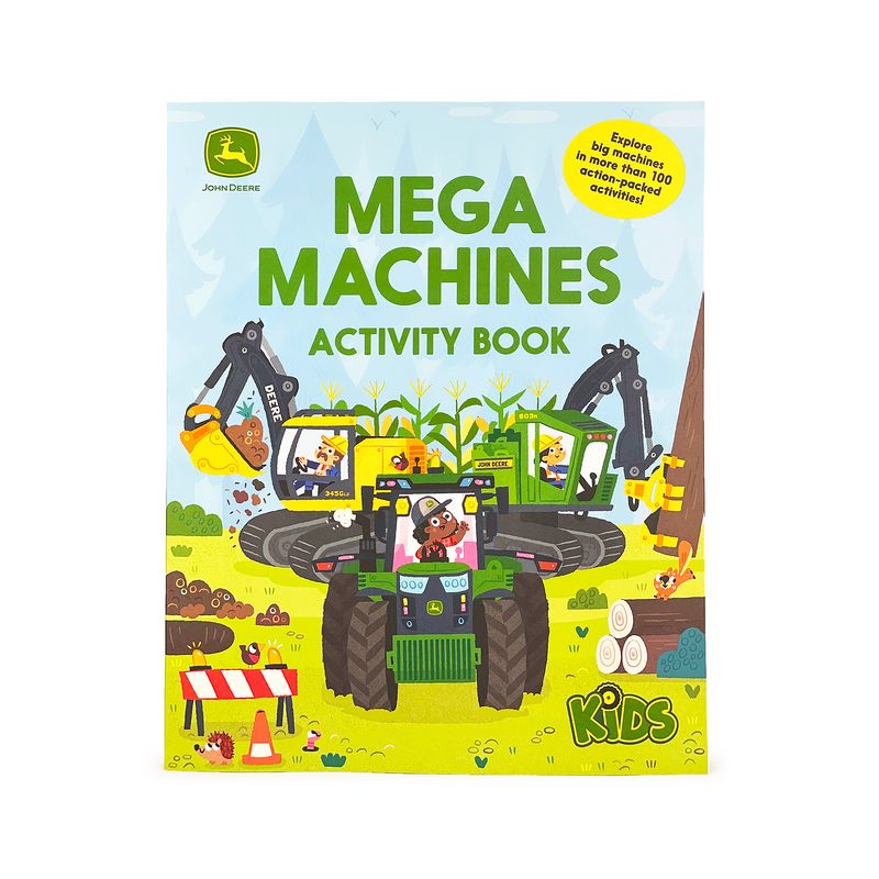 John Deere Kids Mega Machines Activity Book - by  Jack Redwing (Paperback), 1 of 2
