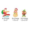 Big Dot of Happiness Tropical Christmas - DIY Shaped Beach Santa Holiday Party Cut-Outs - 24 Count - 2 of 4