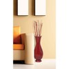 Uniquewise Tall Modern Decorative Floor Vase: Handmade, Natural Bamboo Finish, Contemporary Home Décor, Handcrafted Bamboo - 2 of 4