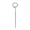 Black Bow Jewelry Sterling Silver, Jersey Collection, Medium Number 51 Pendant - 2 of 4