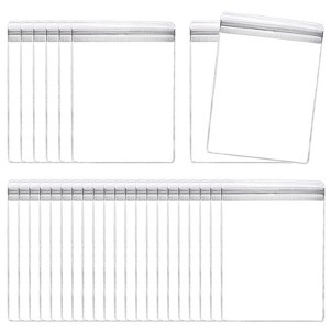 Unique Bargains Necklace Ring Earring Self Seal Clear Jewelry Storage Bags - 1 of 4