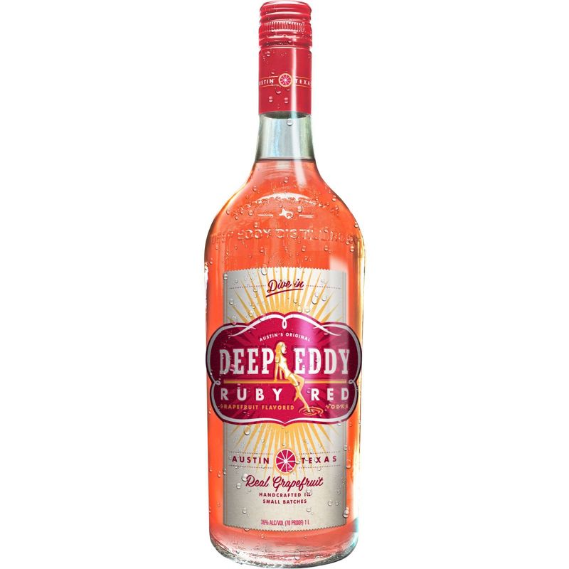 Deep Eddy Ruby Red Grapefruit Vodka - 1L Bottle, 1 of 12
