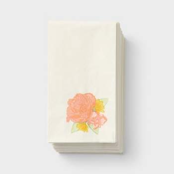 30ct Floral Guest Napkins - Spritz™
