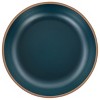Gibson Home Rockabye 4 Piece Melamine Dinner Bowl Set in Dark Teal - 3 of 4