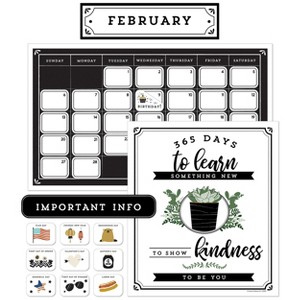 Carson Dellosa Education Farmhouse Calendar Bulletin Board Set (123 pieces) - 1 of 4
