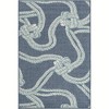 Unique Loom Outdoor Coastal Collection Area Rug - Tethered (' " x ' "  ) - 2 of 4
