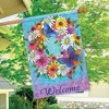 Butterfly Wreath Spring House Flag Welcome Floral 28" x 40" Briarwood Lane - 4 of 4