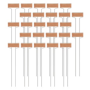 Gardenised 25-pcs Weatherproof Plant Markers Labels for Seedlings Vegetables Herbs Flowers Planters & Pots - 1 of 4