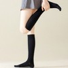 Anna-Kaci Women's 2-Pack Long Ribbed Non-Slip Socks with Grip Soles for Indoor Comfort and Support - 4 of 4