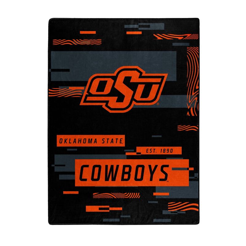NCAA Oklahoma State Cowboys Digitized 60 x 80 Raschel Throw Blanket, 1 of 6