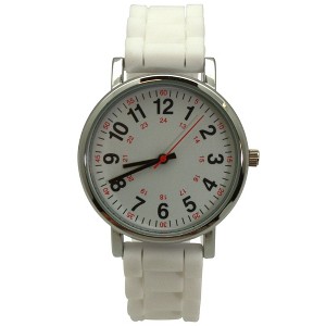 Olivia Pratt Nurse, Medical Professionals and Students Solid Silicone Bold Numbers Women Watch - 1 of 4