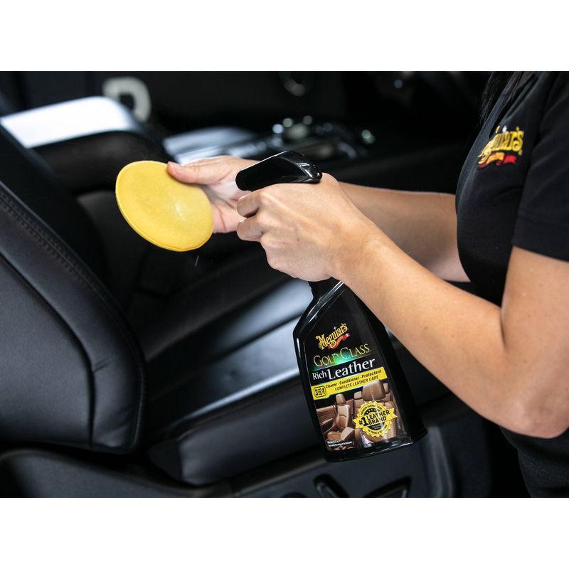 Meguiars 15.2oz Gold Class Rich Leather Cleaning and Conditioning Spray, 5 of 8