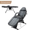 Vynxaria Multi-Purpose Massage Salon Tattoo Chair with Hydraulic Stool & Adjustable Features - 2 of 4