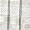 Lush Décor Hygge Geo Light Filtering Window Curtain Panels Taupe/White 52X84 Set - 2 of 4