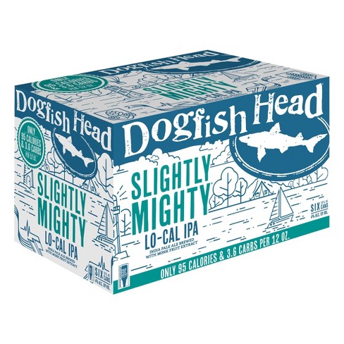 Dogfish Head Slightly Mighty Lo Cal Ipa Beer 6pk 12 Fl Oz Cans Target