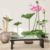 Chinese Style Lotus Flower Wall Stickers, Self-Adhesive Wallpaper Wall Decals for Living Room and Bedroom Decorations - 4 of 4