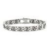 Black Bow Jewelry 9mm Stainless Steel Fancy Number 96 Anchor Chain Bracelet, 8.75 Inch - 3 of 4
