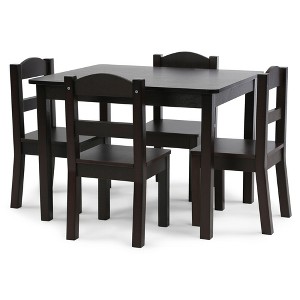 5pc Kids' Wood Table and Chair Set - Humble Crew - 1 of 4