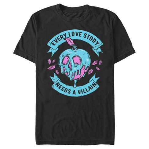 Men's Disney Every Love Story Needs A Villain T-shirt - Black - Small ...