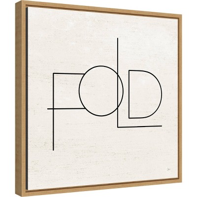 16"x16" Off-White Maple Framed Laundry Art Print