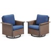 Buenhomino All-Weather Wicker Patio Sofa Conversation Set - 3 of 4