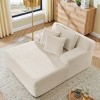 Oversized Velvet Bean Bag Chair, Soft & Cozy Floor Sofa for Adults & Kids, Plush Lounge Seat for Bedroom or Living Room-The Pop Home - 2 of 4