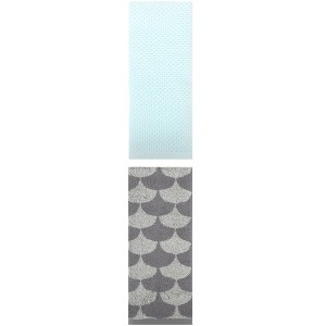 REGALWOVEN Cotton Hand Towels Absorbent Soft for Bathroom Hand Face Gym Spa 13" x 30"/13" x 29" 2 Pcs - 1 of 4