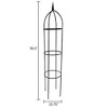 Tierra Garden Steel Obelisk - 2 of 4